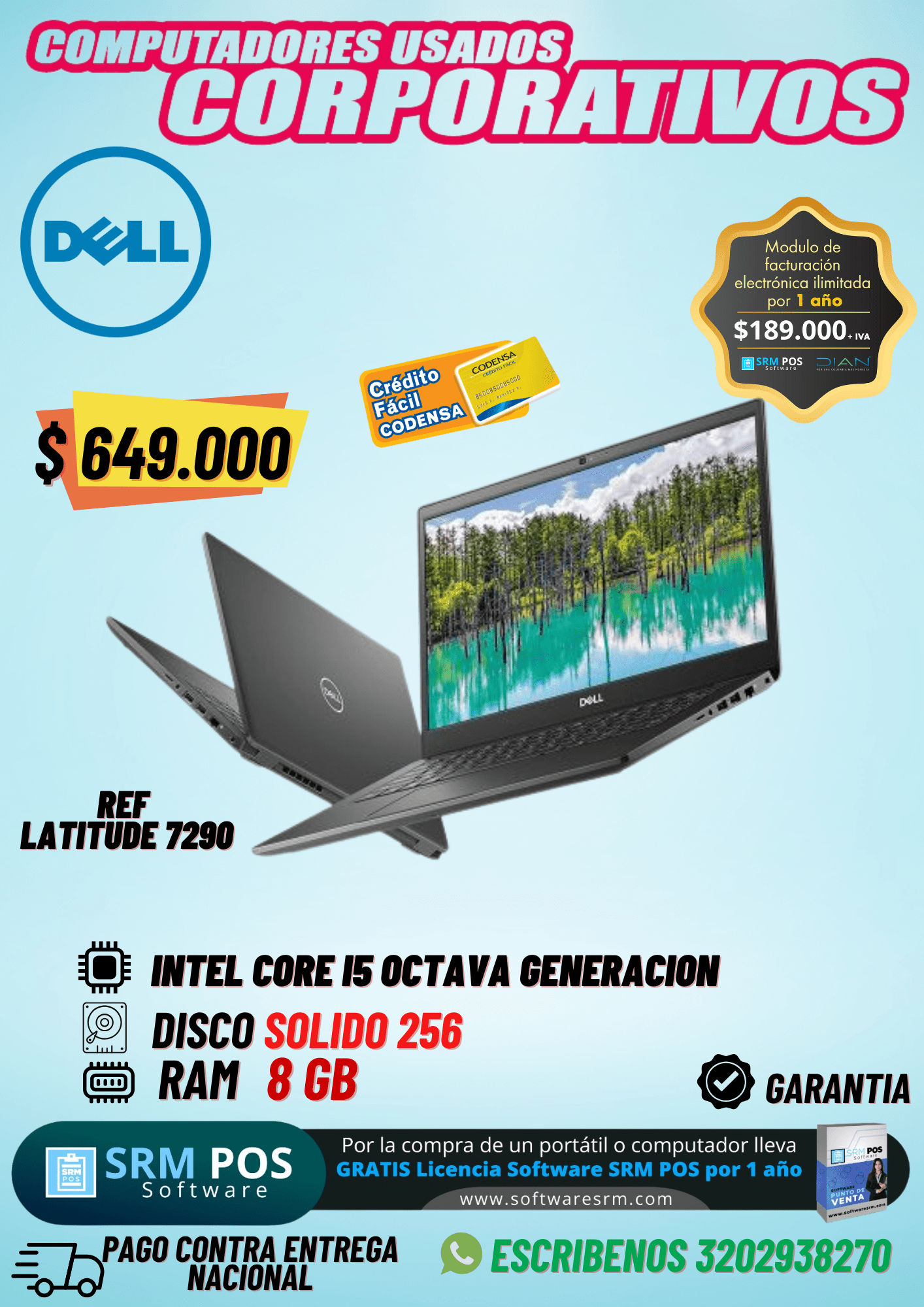 Dell 7290 Intel Core I5